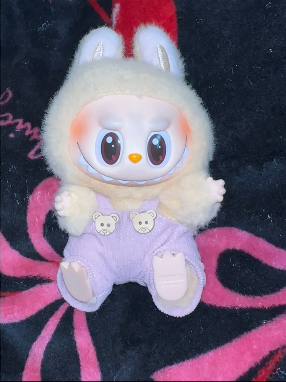 Bear pink outfit for labubus